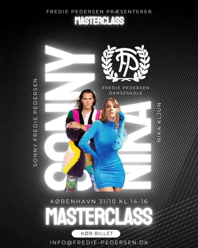 💥🚨 MasterClass 🚨💥 Så er de her, vores helt egen @sonnyfp og @nikakljun kommer til København og underviser en unik MasterClass sammen 🫶 Du må endelig ikke misse denne mulighed for at tage en klasse med disse to legender 😁 kom tæt på og hav en fantastisk oplevelse 🦸‍♂️🙌
.
Denne MasterClass finder sted den 31 oktober, kl. 14-16 på vores studie på Amager! Pris er 450kr! Tilmelding er åben nu og kan gøres på info@fredie-pedersen.dk 💯 reserver din plads - inden der bliver udsolgt 🛸
.
#sonnyfp #nikakljun #masterclass #fpdans #copenhagen